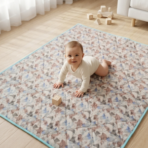 Baby Quilted Play & Sleep Mat